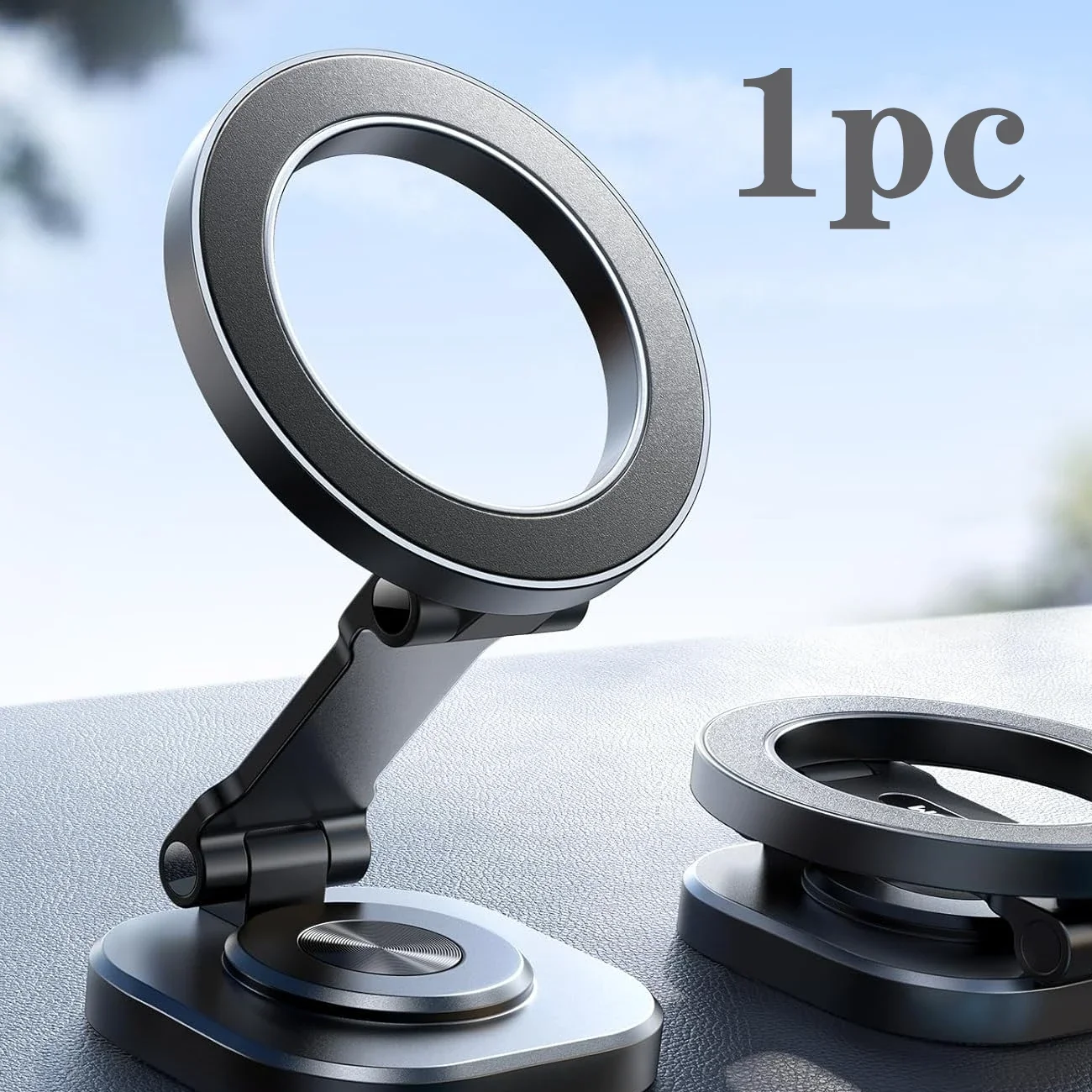 Car Phone Holder Magnetic - Цельнометаллическое крепление MagSafe для автомобиля из