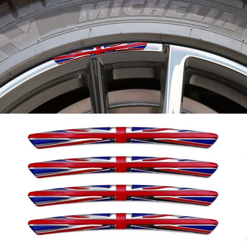 Car Accessories Uk - 4 шт., автомобильные наклейки для колес