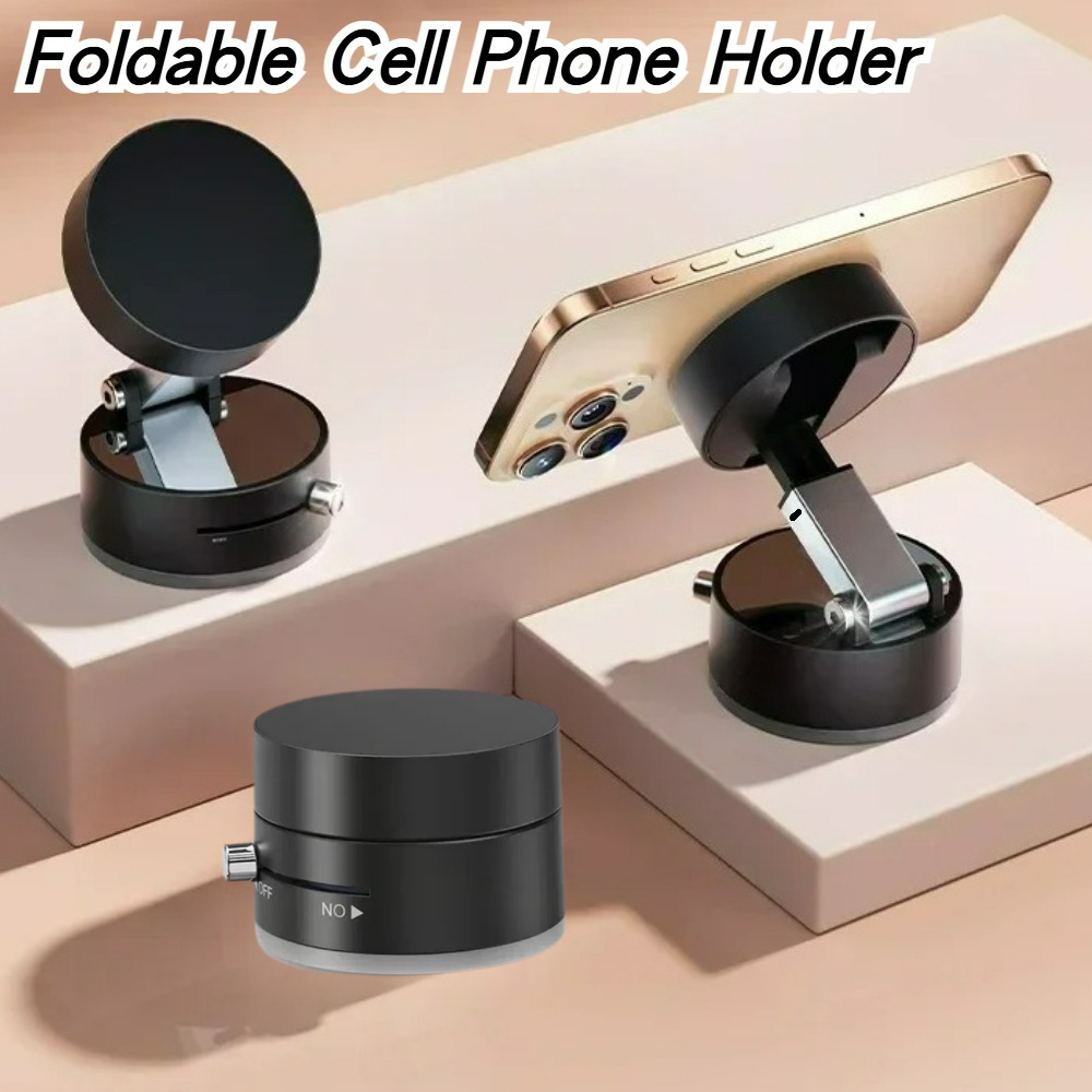 Car Phone Holder Magnetic - Высокопроизводительный магнитный вакуумный держатель, складная универсальная
