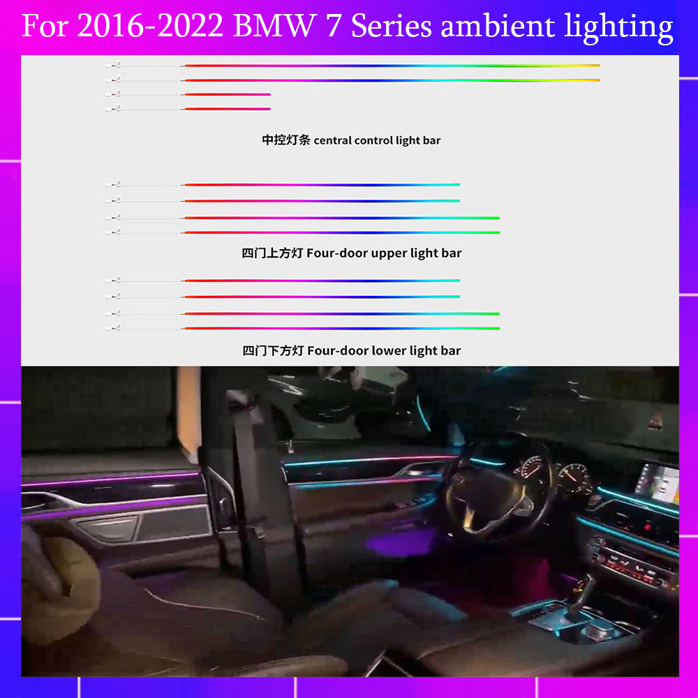 Led Interior Ambient Light - Комплект окружающего освещения для BMW 2016-2022