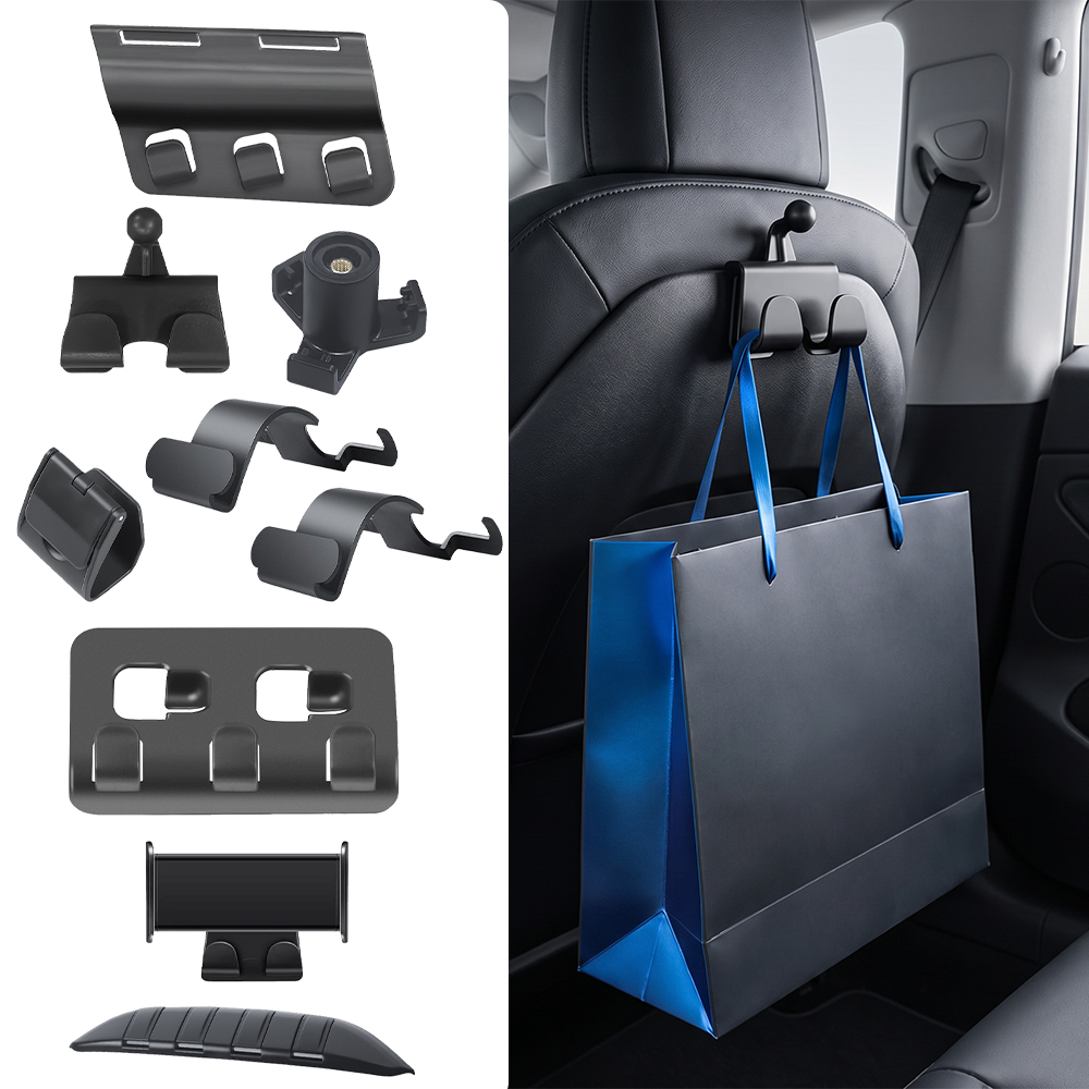 Car Trunk Organizer - Крючки для автомобильных сидений Tesla (обновленная
