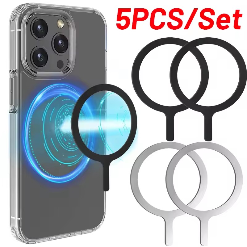 Car Phone Holder Magnetic - 5-1 шт. Магнитное кольцо-наклейка для беспроводной