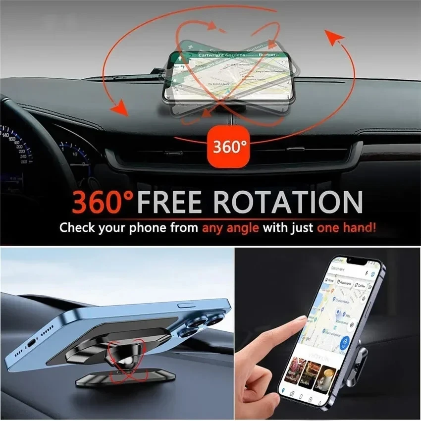 360 °   Магнитный держатель дл – обзор и цена Car Phone Holder Magnetic