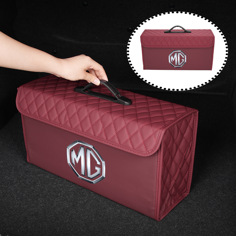 Кожаный органайзер для хранени – обзор и цена Car Trunk Organizer