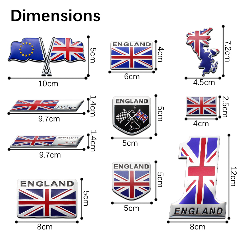 3D алюминиевая наклейка-эмблем – обзор и цена Car Accessories Uk