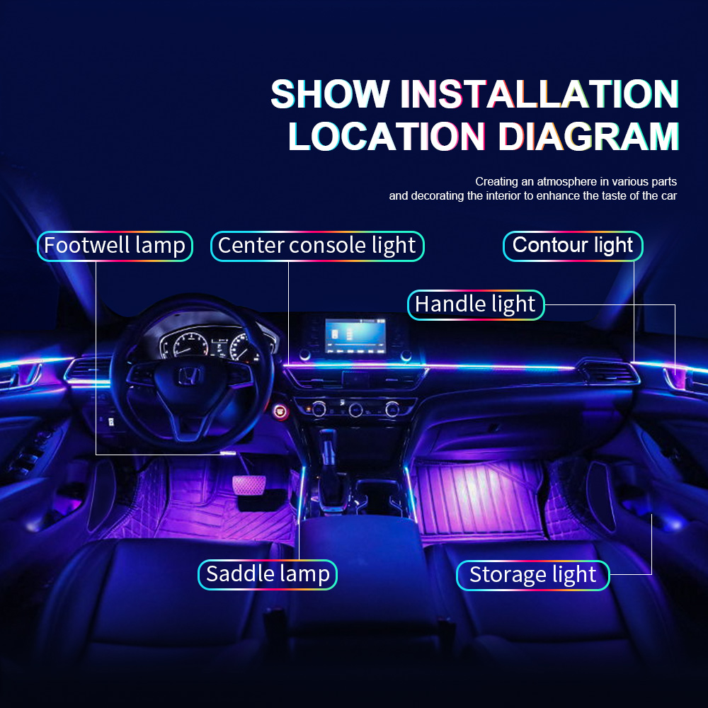 Комплект для модификации интер – обзор и цена Led Interior Ambient Light