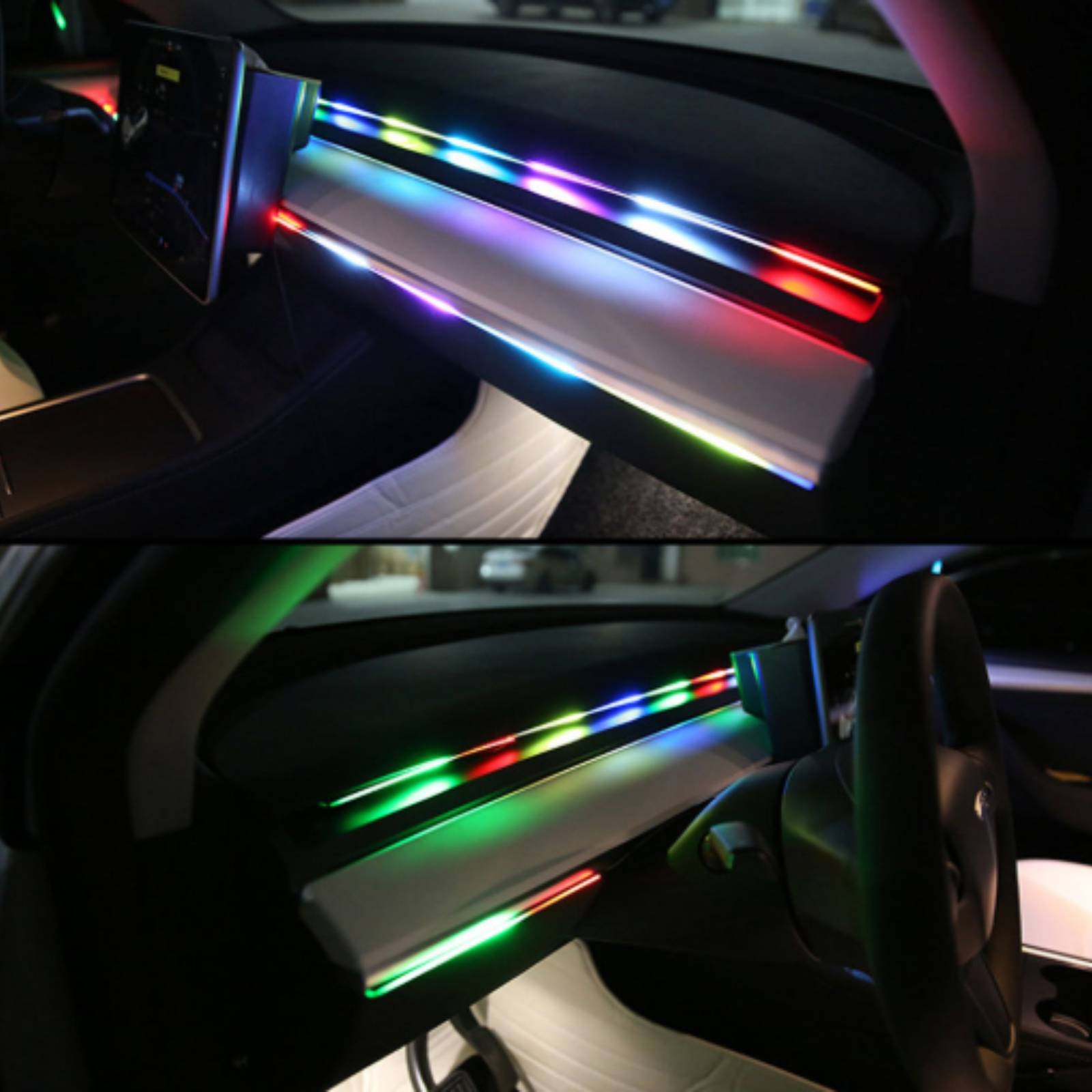 Комплект из 6 акриловых светод – обзор и цена Led Interior Ambient Light