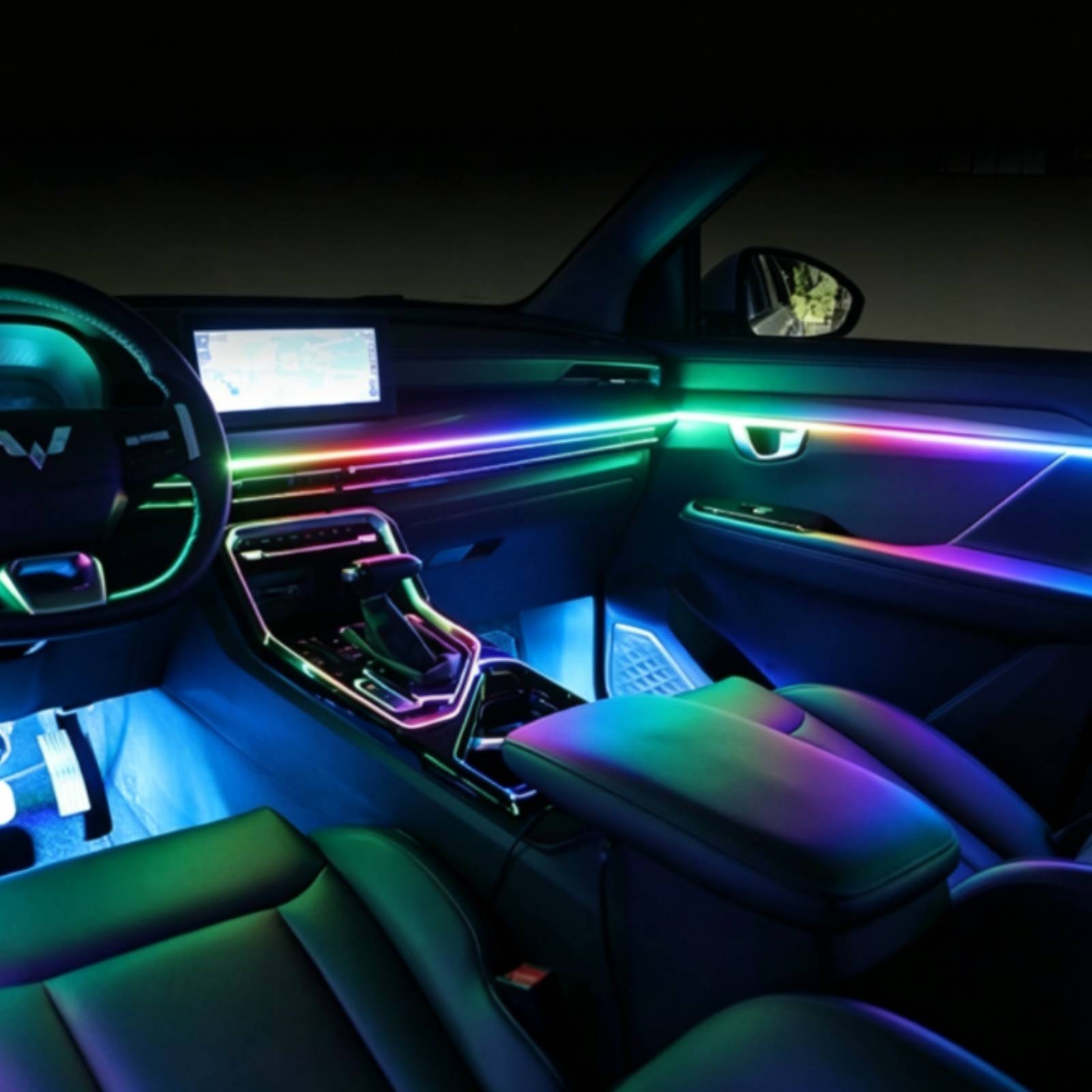 Комплект из 6 акриловых светод – обзор и цена Led Interior Ambient Light